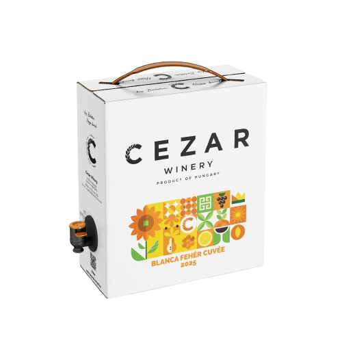 Cezar Bella Blanca Cuveé (Fehér) 2025 3l - Bag in box
